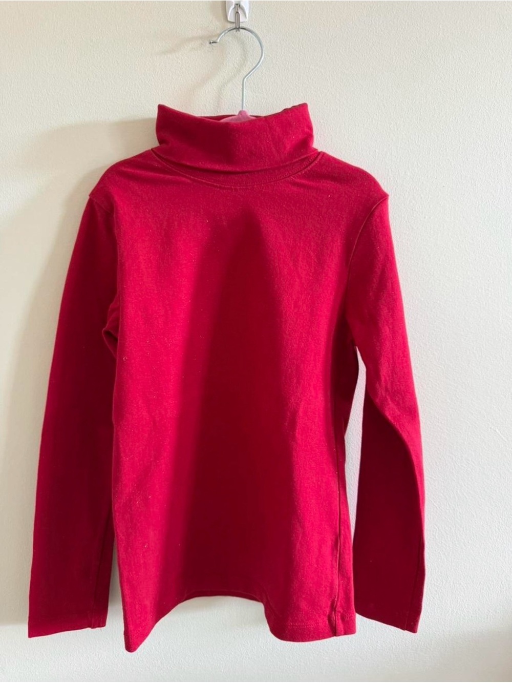 The Children's Place Sparkly Red Long Sleeve Turtleneck